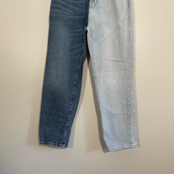 Pacsun • Two Tone High Rise Straight Jeans - Picture 5 of 8